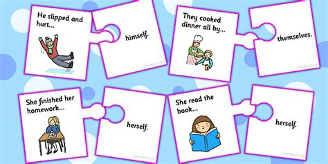 Reflexive Pronoun Jigsaw