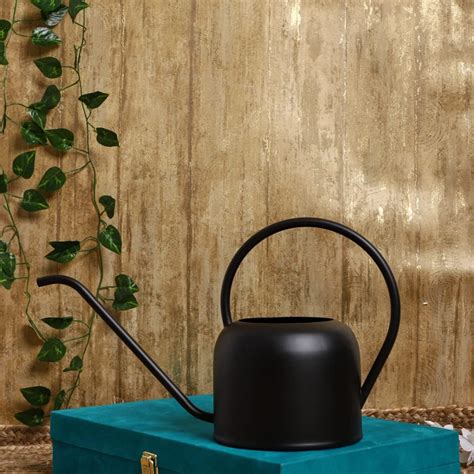 ecofynd 1.5 Litre Metal Watering can for Plants, Garden Water can for ...