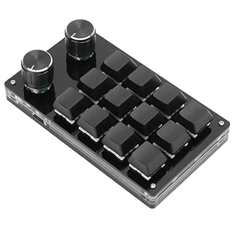 Amazon.in: Buy Cuifati One Handed Macro Mechanical Keyboard, 12 Key ...