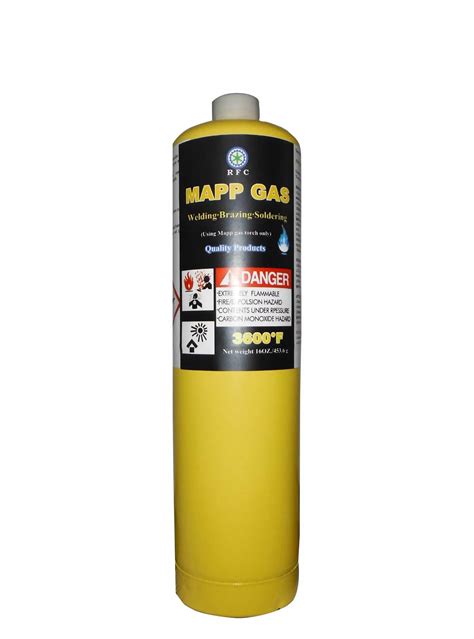 3600f Mapp Gas Map Pro And Propane With 16oz And 14oz Gas Cylinder For ...