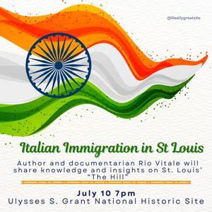 Italian Immigration in St. Louis, Ulysses S. Grant National Historic ...