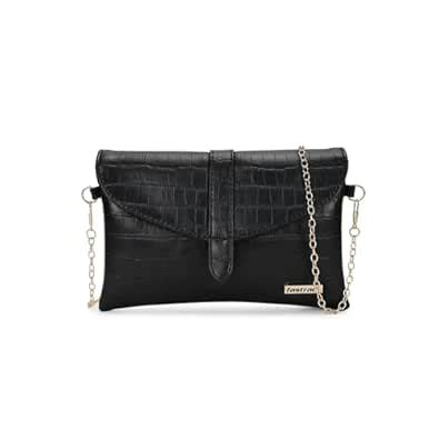 Buy Fastrack Croc Textured Structured Sling Bag for Women, Girls and ...
