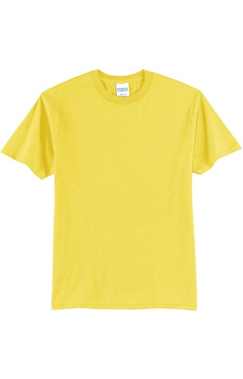 Port & Company Unisex Tall Core Blend Tee Pc55 T Yellow | Jiffy