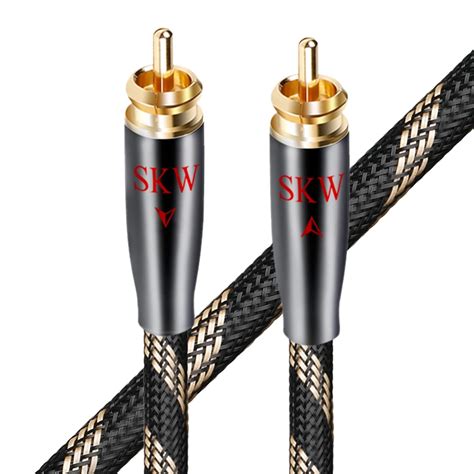 SKW Subwoofer Cable RCA to RCA Multiple Shield with India | Ubuy