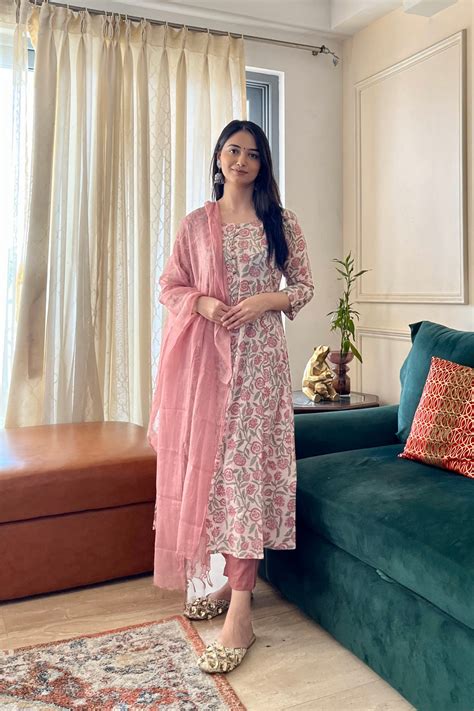 Kurta Set: Buy Cotton Kurta Set for Women - Kahva Jaipur