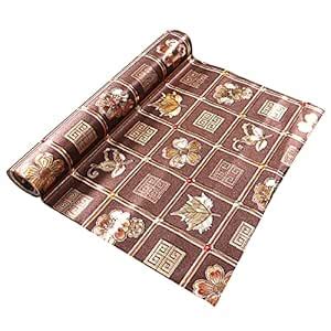 Kuber Industries Shelf Mat|Waterproof Leaf Designer PVC Anti-Slip ...