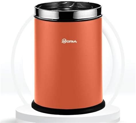 mofna Stainless Steel Open Type Solid Dustbin Without Lid - Recycle Bin ...