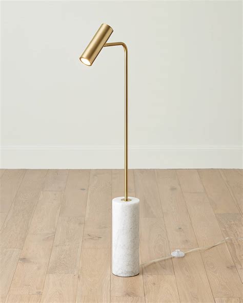 Global Views Brass Spot Floor Lamp | Neiman Marcus