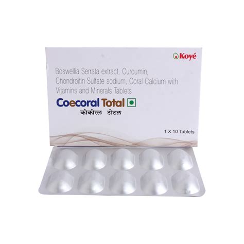 Coecoral Total Tablet 10's Price, Uses, Side Effects, Composition ...