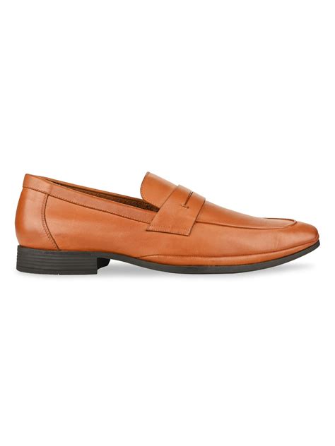 Shop Imperio By Regal Tan Men Formal Leather Slip On Shoes Online.