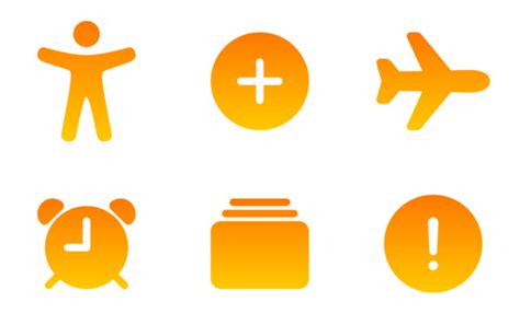 Basic UI Icon Pack | Gradient fill | 79 .SVG Icons