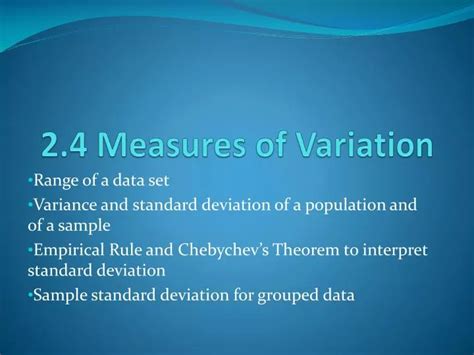 Image result for Measures of Variation Formula Example