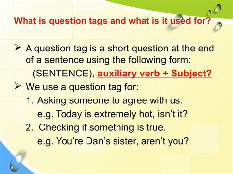 How to Use Tag Questions 的图像结果