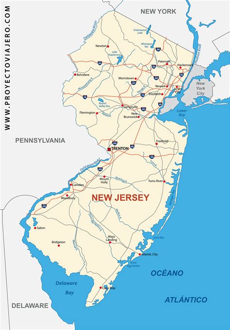 Mapa De Estados Unidos