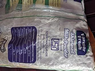 Farmer Fresh All-Natural Skimmed Milk Powder - Pack of 2, 500 Gm Each ...