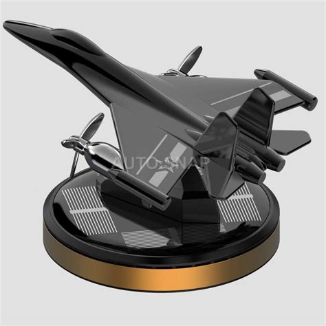 CAMFIRE Car Air Freshener Fighter Aeroplan Perfume Solar Power Plane ...
