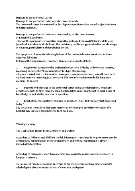 Image result for Prefrontal Cortex Damage