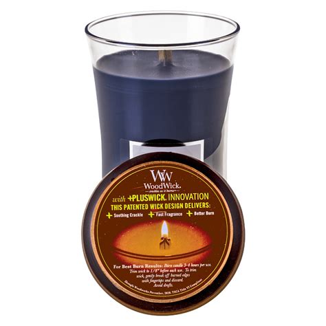 WoodWick Indigo Suede glass large | Excaliburshop