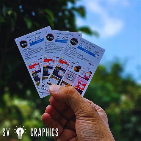 Instagram Business Cards – SV Graphics