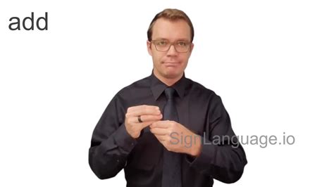 How to Sign the Addition in Sign Language 的图像结果