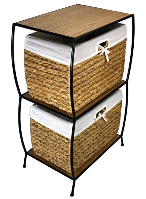 Seagrass Two Drawer File Cabinet – Pangaea Home and Garden