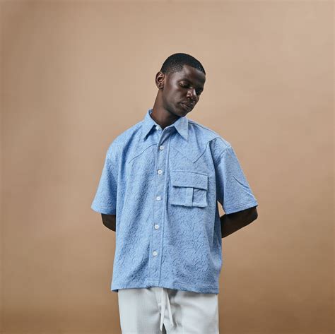 CRUSHED JACQUARD KNIT-BLUE SPRING – Warping Theories