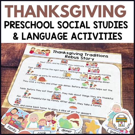 Thanksgiving Social Studies Worksheets