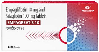 Empagreat S 10 Tablet 10 - Uses, Side Effects, Dosage, Price | Truemeds
