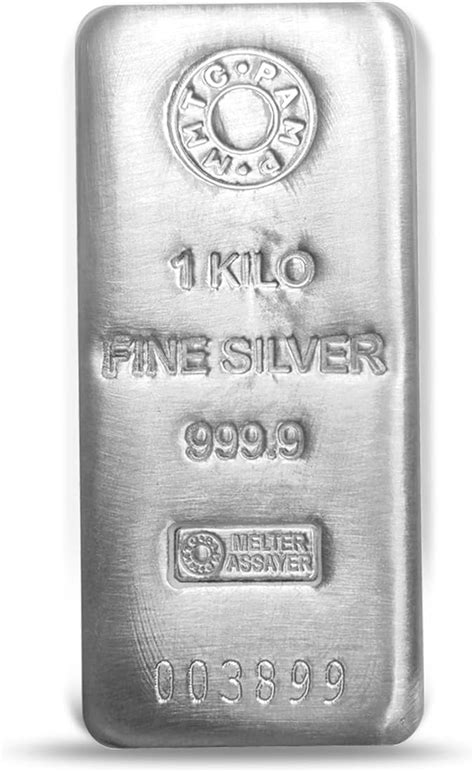 MMTC-PAMP (999.9) Purity 1 kg Silver Casted Bar - Price History