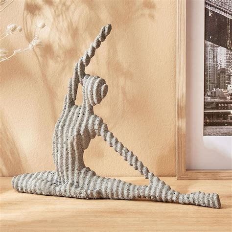 Buy Home Centre Natura Polyresin Yoga Pose Lady Figurine Online at Low ...