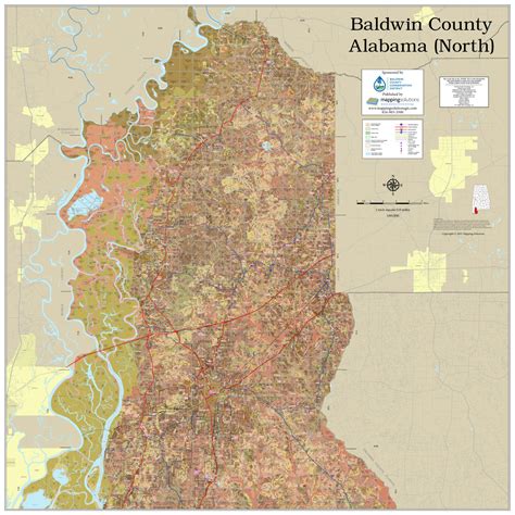 Baldwin County Alabama 2022 Soils Wall Map | Mapping Solutions