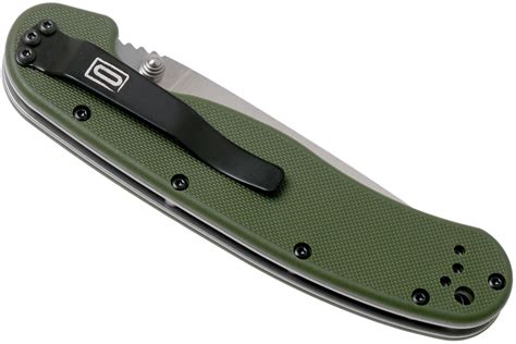 Ontario RAT-1 SP 8848FGTC Forest Green, Plain Edge couteau de poche ...