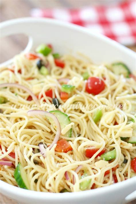 Spaghetti Salad - The Country Cook | Cold pasta salad recipes ...