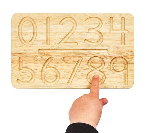 Buy Montessori & Me Wood Number Tracing Board - Montessori Wooden ...