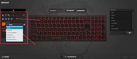 Image result for Customize MSI Keyboard Color