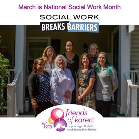 National Social Work Month - Friends of Karen