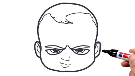 Boss Baby Drawing Tutorials 的图像结果