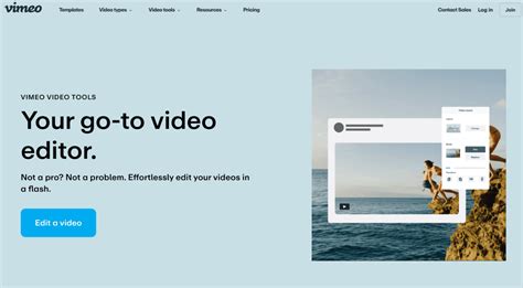 Vimeo text-based video editor allowing users to edit video by deleting text from a transcript.