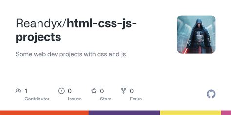 Image result for HTML CSS JavaScript Project GitHub