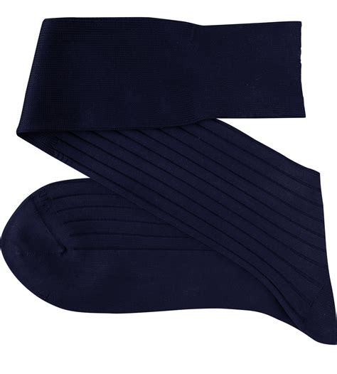 New Viccel Navy Blue Elastane Cotton Socks - Viccel