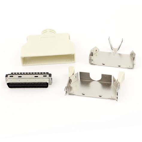 ELECTROPRIME SCSI Connector CN Type 50 Pin Male Plastic Shell PC ...