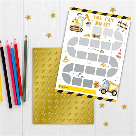 Excavator Reward Chart, Construction Incentive | Ubuy India