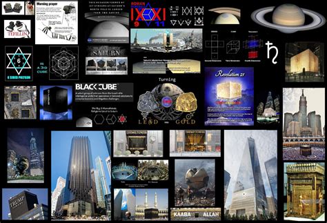 From the Black Cube of Saturn to the Gold Cube of New Jerusalem ...