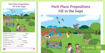 Prepositions of Place - ESL/TEFL Young Learners (0-12) resources