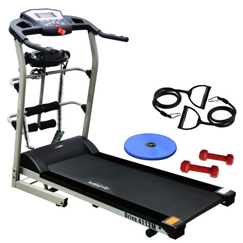 Buy Healthgenie 4112M, 6In1 Motorized Treadmill, Fitness Running ...