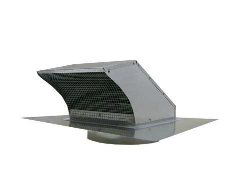 Roof Vent - Dampered - Galvanized - 10 Inch-group | Luxury Metals