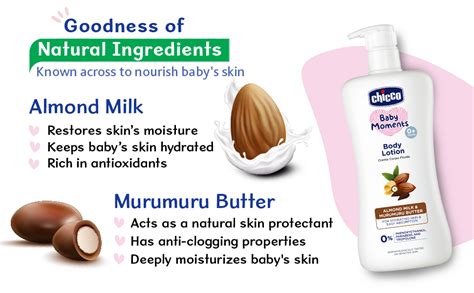 Buy Chicco Baby Moments Body Lotion for Babies, 500ml|Almond Milk ...