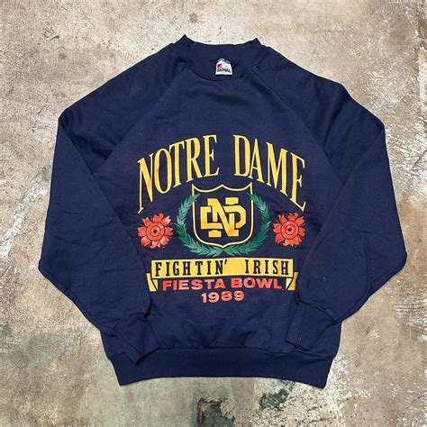 1989 Notre Dame Sweatshirt Size L I’m good... - Depop