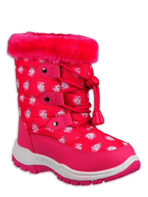 Rugged Bear Girls Snow Boots (Toddler Girls) - Walmart.com