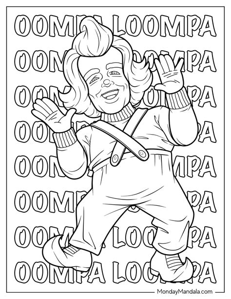 18 Willy Wonka Coloring Pages (Free PDF Printables)